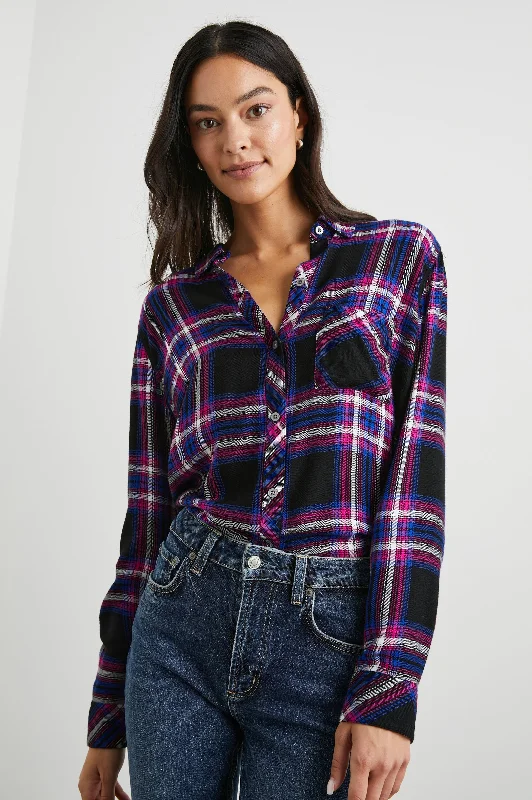 HUNTER SHIRT - ELECTRIC BLUE Machine Wash Dry Clean Hand Wash