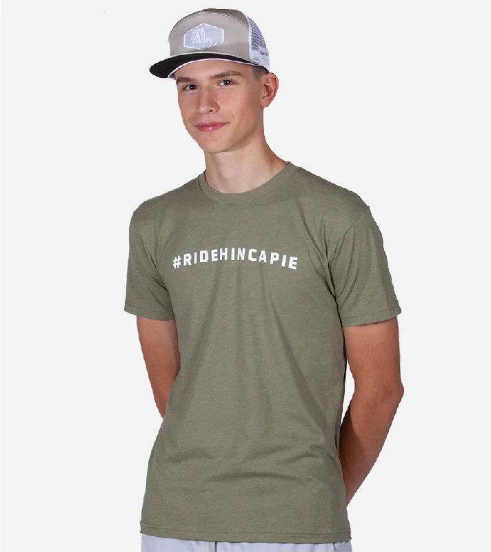 Unisex Hincapie Tshirt - Greenville Olive Cotton Fabric Linen Fabric Terry Fabric