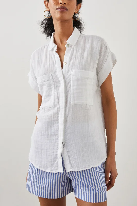 CITO SHIRT - TRUE WHITE Nylon Fabric Polyester Fabric Spandex Fabric