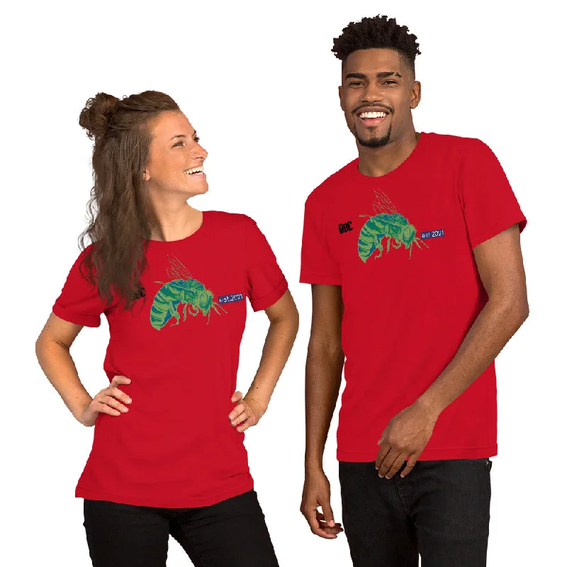 Damani Bee Collection T-Shirt Print Jacquard Patchwork