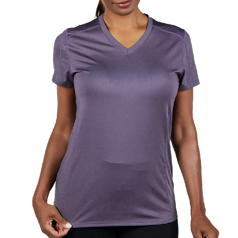 Women's Vortex Vent™ Cooling V-Neck Short Sleeve T-Shirt -  CLOSEOUT Iron Safe Non-Iron Wrinkle Free