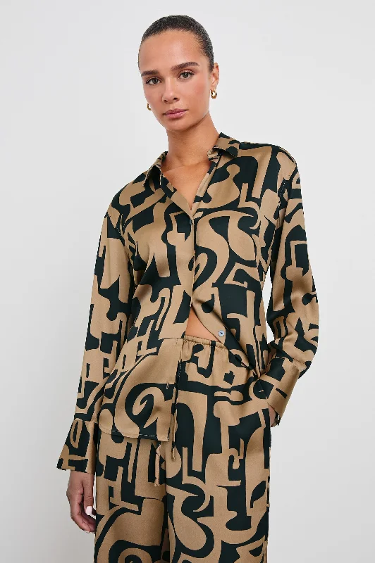 LEDGER SHIRT - SANTORINI SAND Layered Multi-layer Single Layer