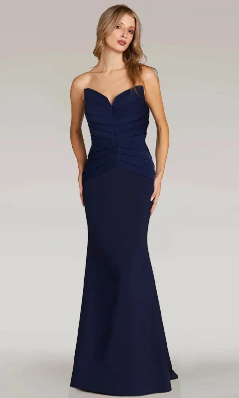 Gia Franco 12312 - Strapless Ruched Evening Dress Tunics Travel practical