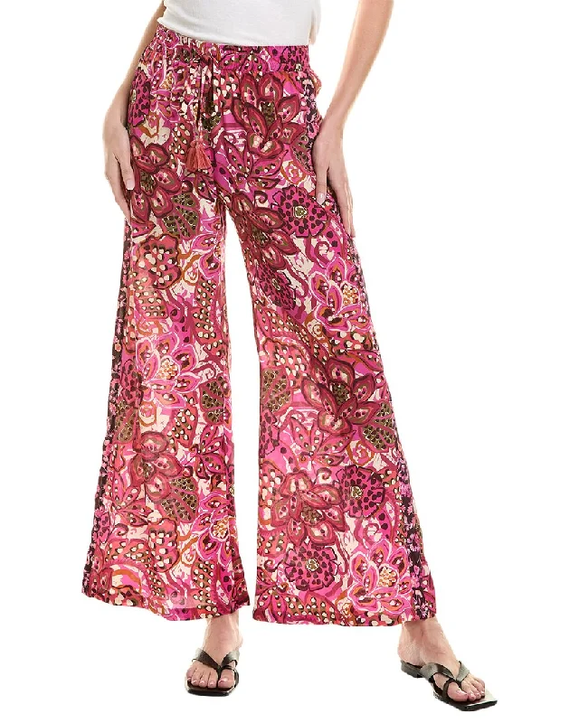 Johnny Was Dreams Of Vivanna Silk Easy Pant Cozy Knit Pants