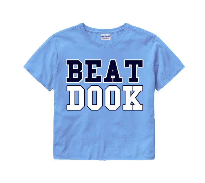 Beat Dook Crop Top in Carolina Blue Casual Formal Business