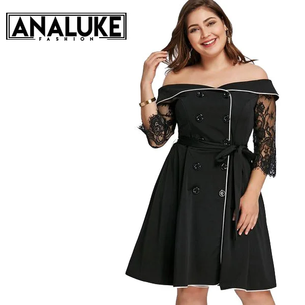 Foldover Double Breasted Party Dress sweetheart Neckline Romantic