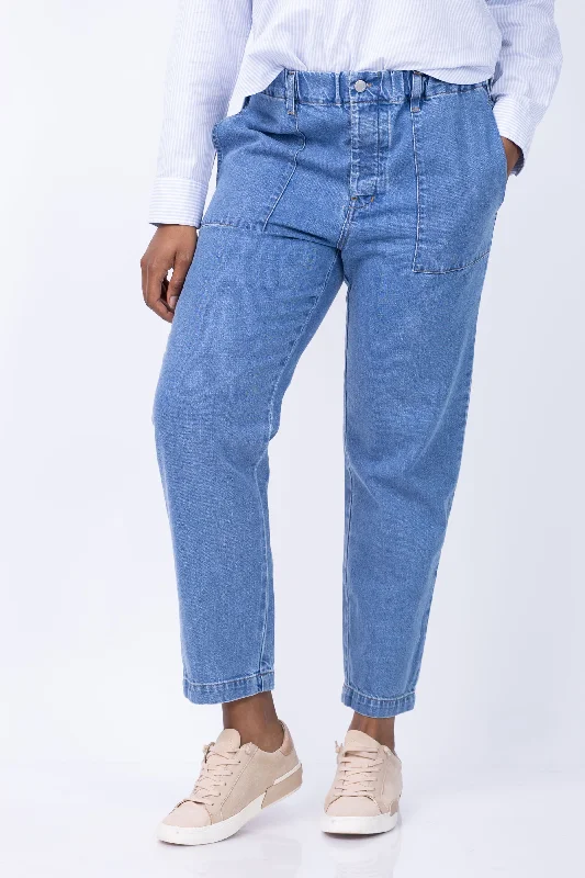 Xirena Mercer Pant in Sailor Blue Soft Wool Pants