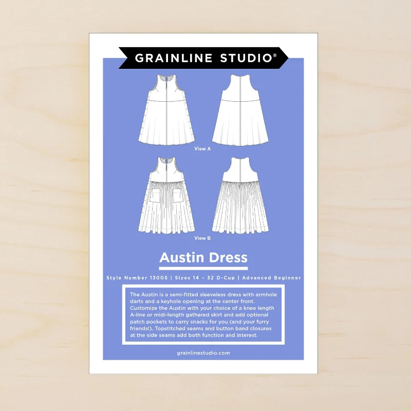 Grainline Studio Austin Dress 14-32 Tunics Corduroy durable
