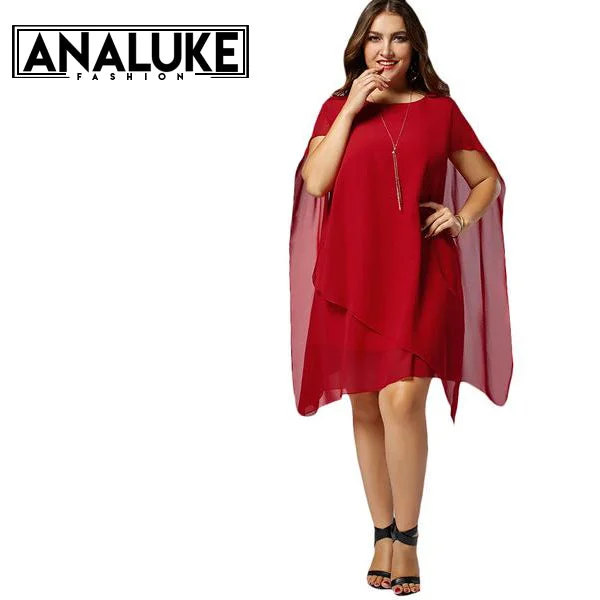 Chiffon Asymmetric Party Dress Tunics Canvas sturdy