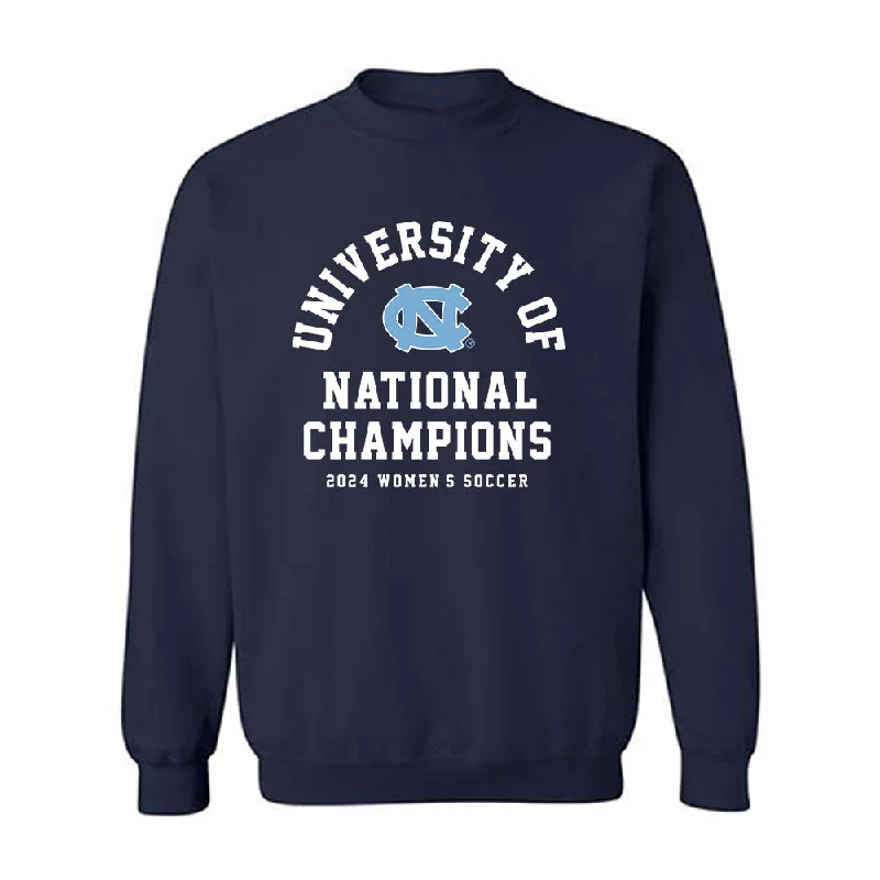 UNC - NCAA Women's Soccer : Ashley Pennie - Champs Classic Shersey Crewneck Sweatshirt Hoodie with Hem Ribbing Snug Secure