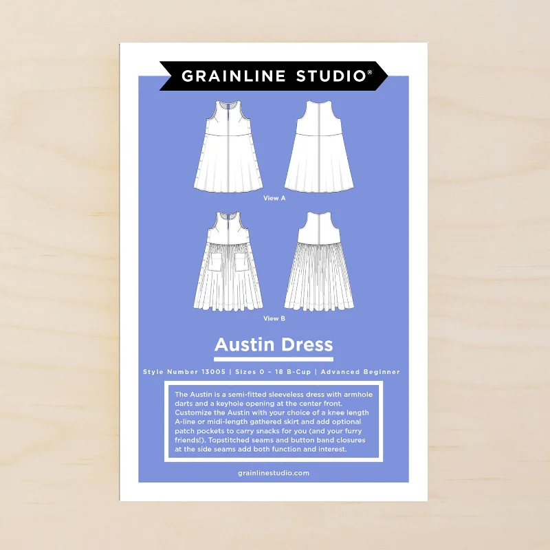 Grainline Studio Austin Dress 0-18 Bodycon Club Sequined