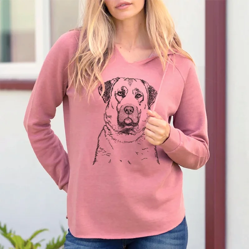 Loca the Anatolian Shepherd - Cali Wave Hooded Sweatshirt Hoodie with Reflective Safety Nightwear