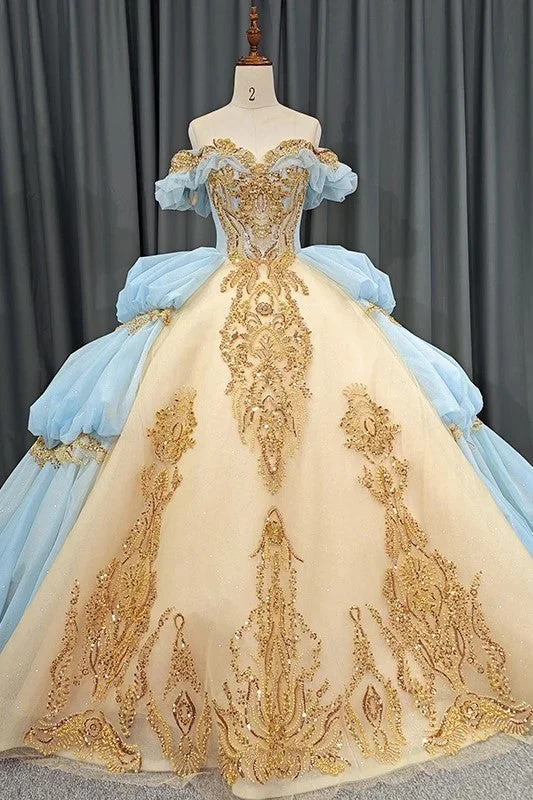Princess Off-the-shoulder Quinceanera Dresses Beading Evening Party Dresses Tunics Designer luxury