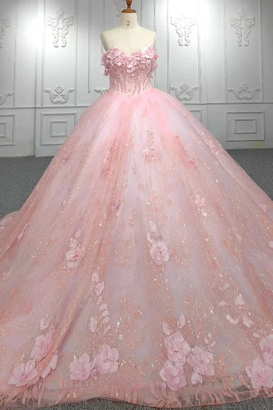 Charming Sweetheart Ball Gown Off-the-shoulder Beading Evening Party Dresses Mermaid Tail Wedding