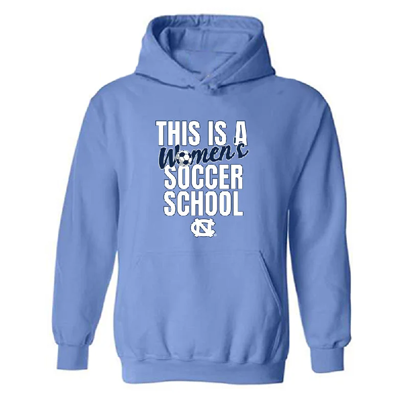 UNC - NCAA Women's Soccer : Olivia Thomas - Classic Shersey Hooded Sweatshirt Hoodie with Thumb Holes Functional Cozy