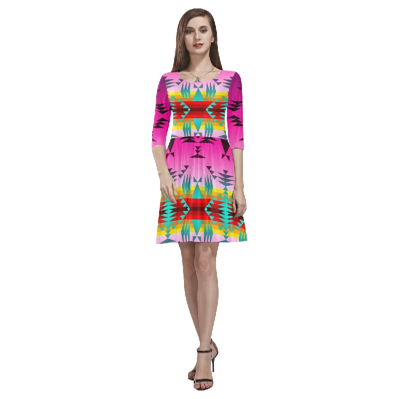 Between the Cascade Mountains Tethys Half-Sleeve Skater Dress Tunics Trousers formal