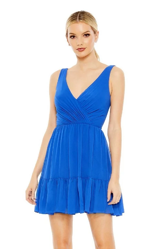 Sleeveless Royal Blue Party Dress 70213 by Mac Duggal Tunics Wedding white