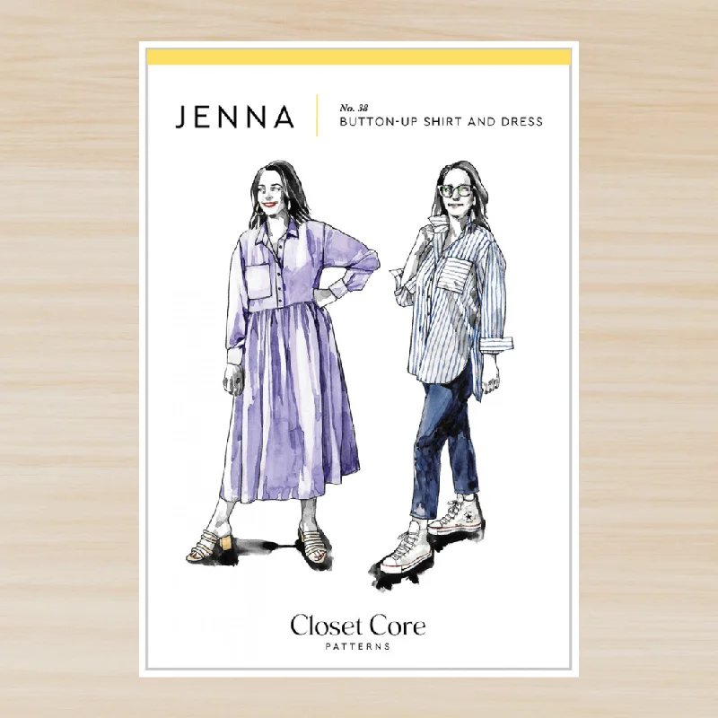 Closet Core Jenna Button Up Shirt and Dress XXS-4X Casual Short Summer