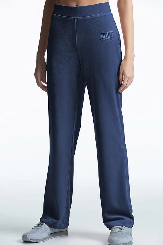 Classic Velour Track Pants Warm Wool Trousers