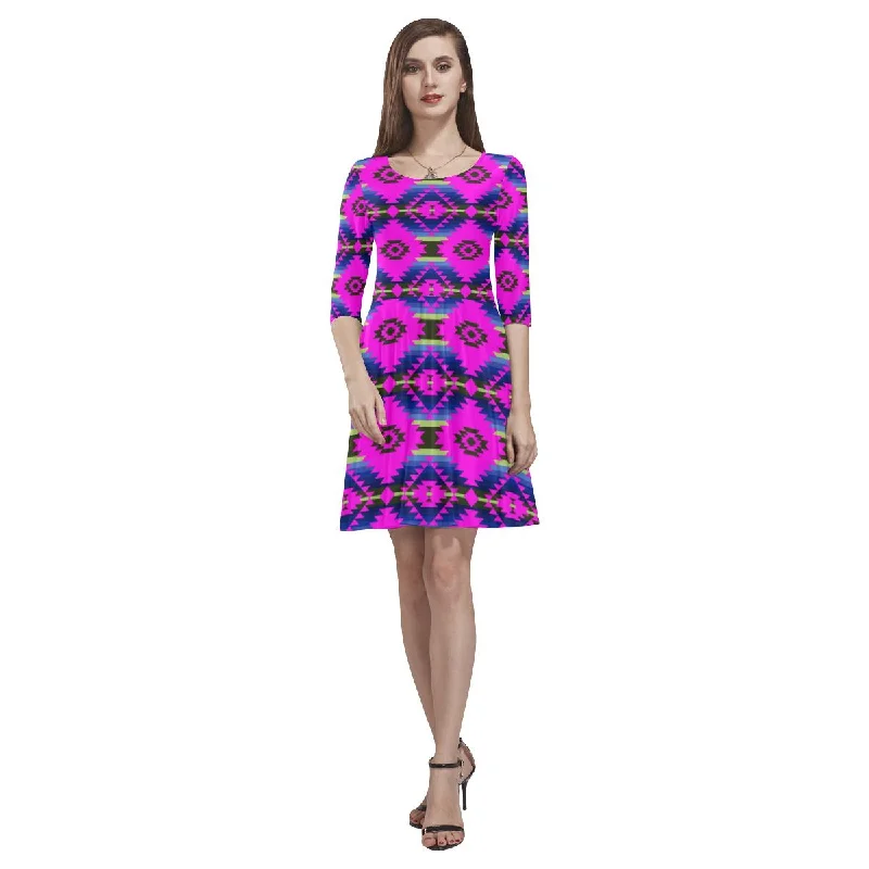 Cree Confederacy Ribbon Dress Tethys Half-Sleeve Skater Dress Tunics Timeless classic