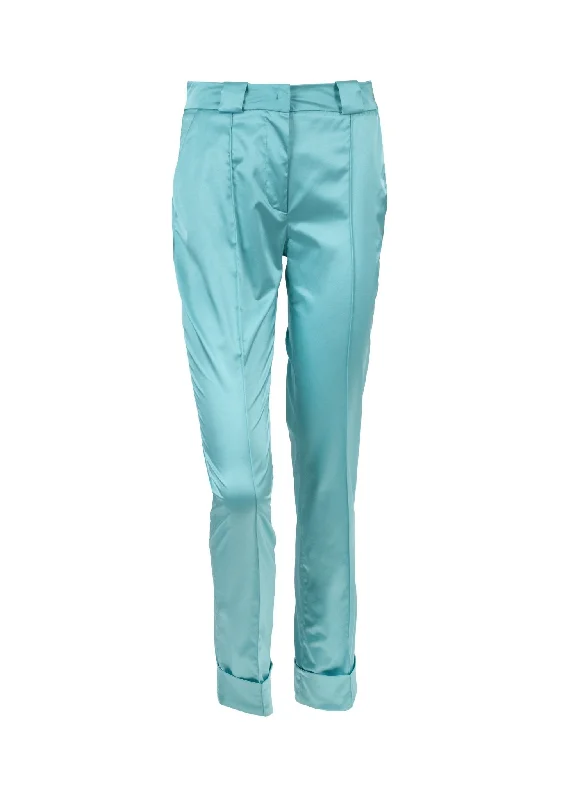 Skinny Ribbed Pants Elegant Trouser Pants
