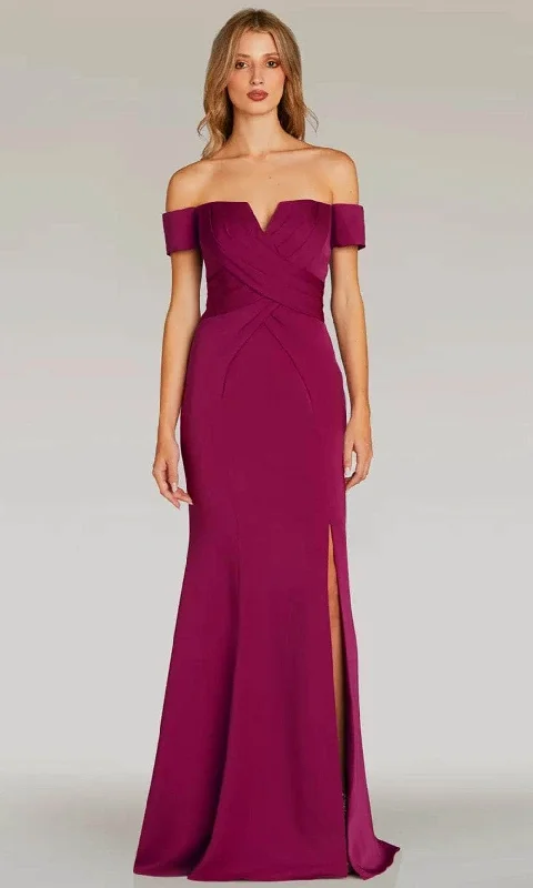 Gia Franco 12310 - Off Shoulder Evening Dress with Slit Tunics Exclusive limited