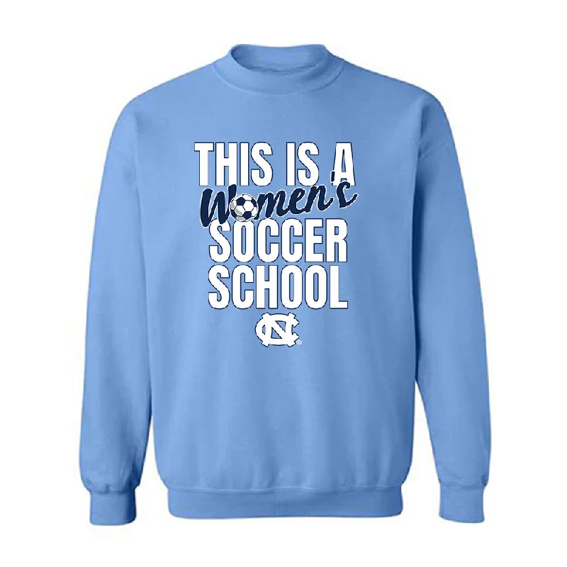 UNC - NCAA Women's Soccer : abby gundry - Classic Shersey Crewneck Sweatshirt Hoodie with Set-In Sleeves Structured Classic