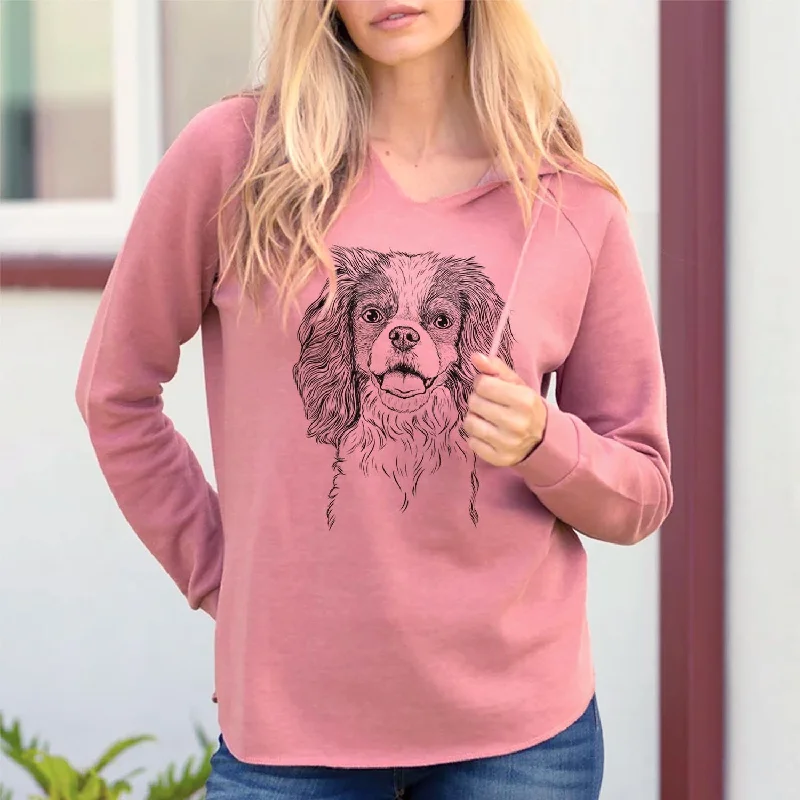 Poppy the Cavalier King Charles Spaniel - Cali Wave Hooded Sweatshirt Hoodie with Lining Warm Insulated