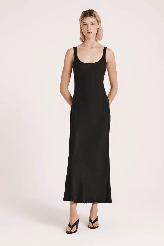 NUDE LUCY REN CUPRO DRESS - BLACK Tunics Stylish modern