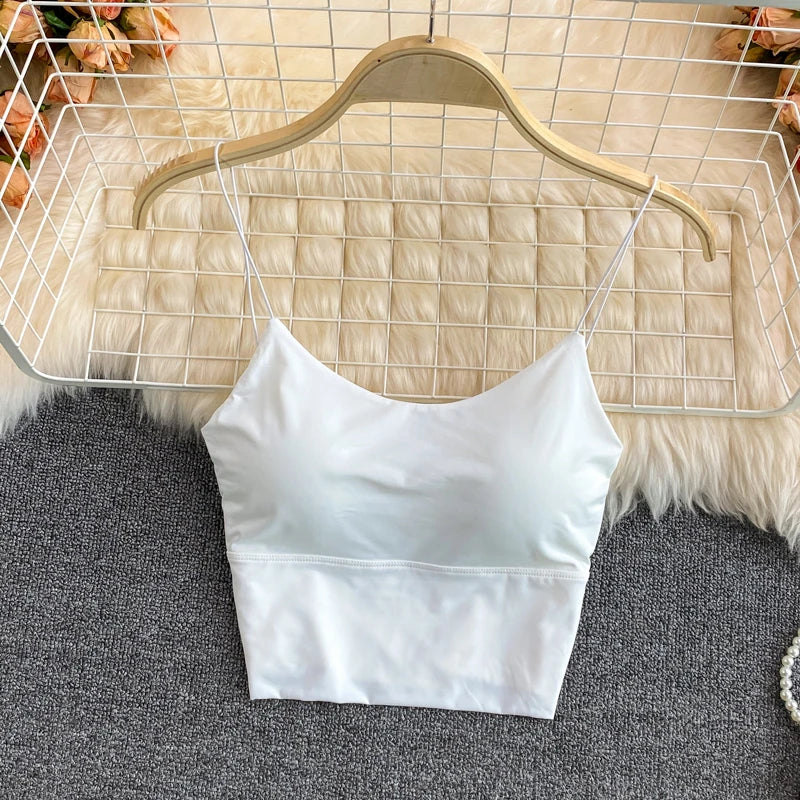 White Crop Tops