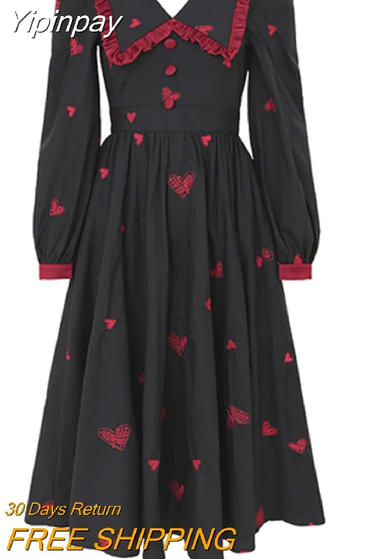 Black heart dress