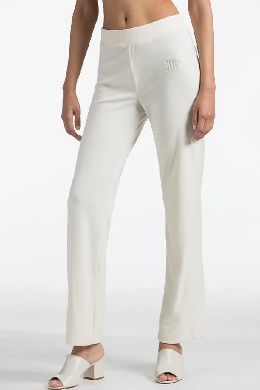 Classic Velour Track Pants Slim-Fit Leggings