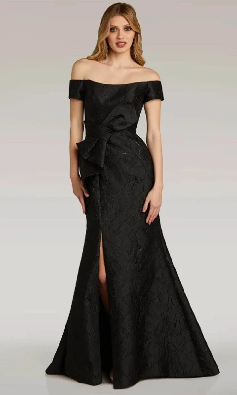 Gia Franco 12301 - Bow Accented Evening Dress Tunics Wedding white