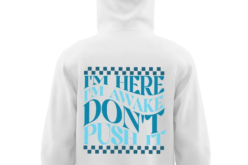 Sarcastic Hoodie sweatshirt design, Aesthetic Hoodie,Trendy Hoodie,Hoodies for Women,Vsco Hoodie,Trendy Sweatshirt,Positive Hoodie,Quote on Back Hoodie,Gift for Her,Funny Sweatshirt Hoodie with Double Zipper Versatile Adjustable