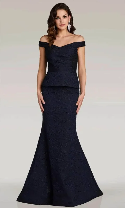 Gia Franco 12383 - Peplum Off Shoulder Evening Dress Tunics Gym athletic