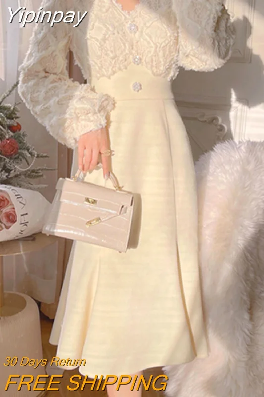 Apricot long dress