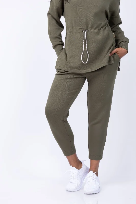 Varley The Slim Pant 25" in Olive Night Chic Slim Fit Pants