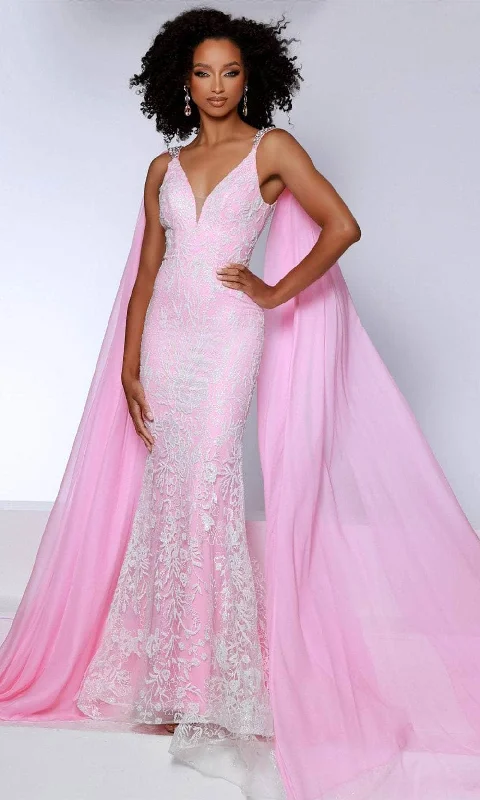 Johnathan Kayne 2826 - Floral Lace Mermaid Prom Dress Tunics Luxurious high-end
