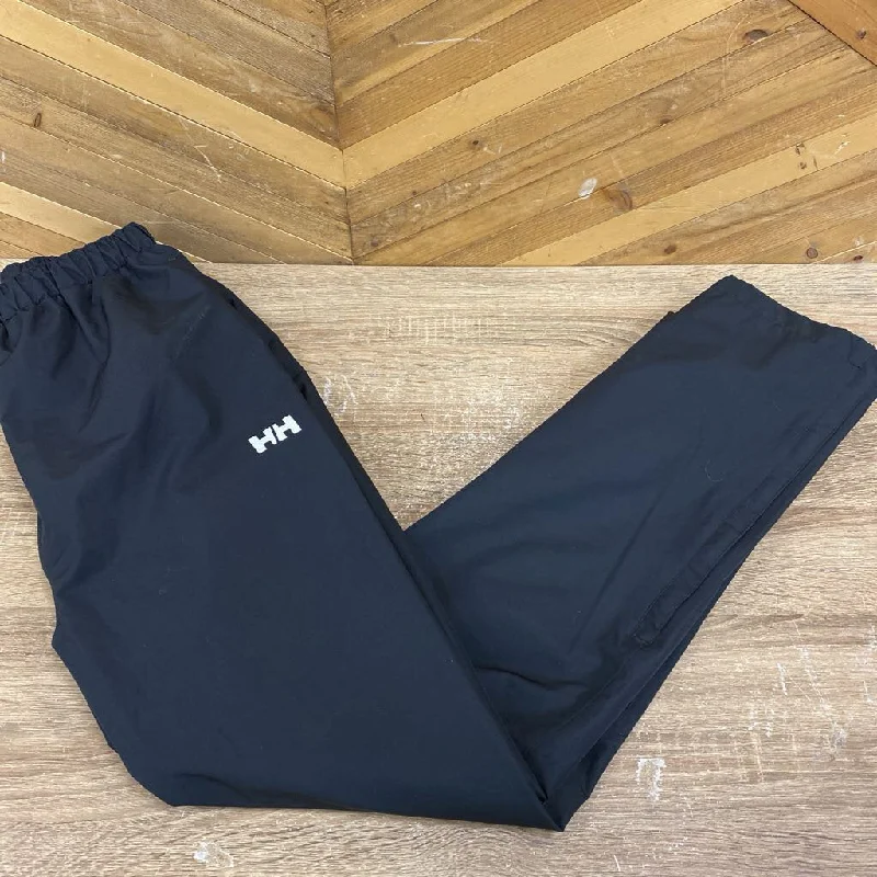 Helly Hansen - Women's Rain Pants: Black-women-MD Relaxed Fit Trousers