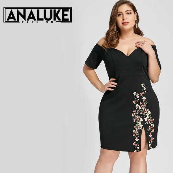 Big Size Floral Printed Party Dress Tunics Fashionable trendy