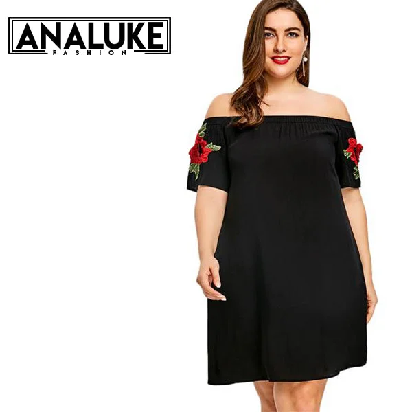 Casual Short Sleeves Party Dress Square Neckline Feminine