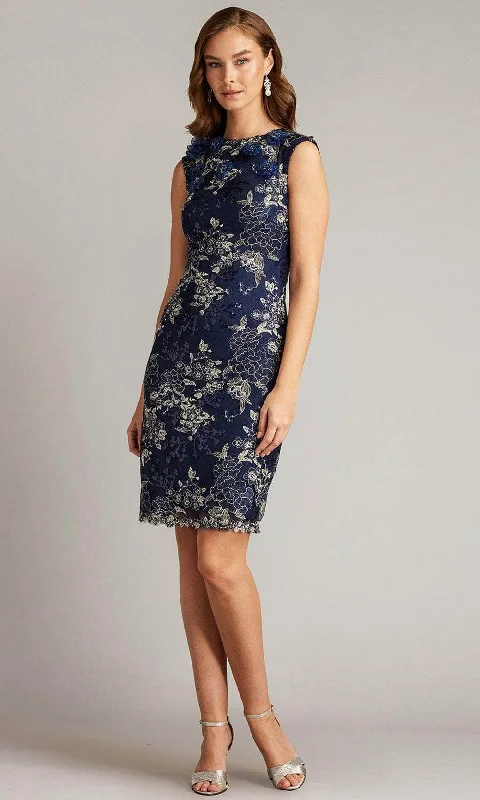 Tadashi Shoji CGU24890M - Sleeveless Floral Cocktail Dress Tunics Party sparkling