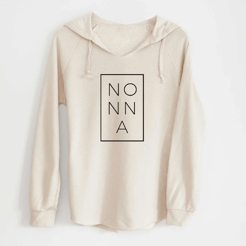 Nonna Boxed - Cali Wave Hooded Sweatshirt Hoodie with Contrast Stitching Detailed Premium