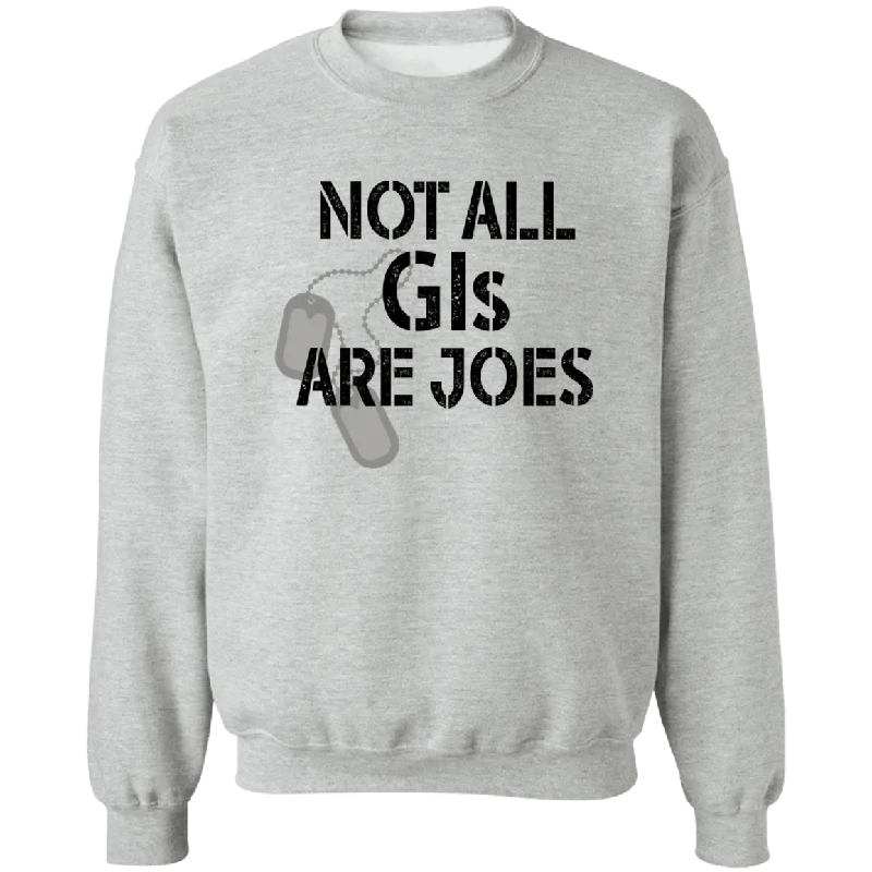 Not all GI are Joes Ladies Pullover Sweatshirt Polo Neck Sweater