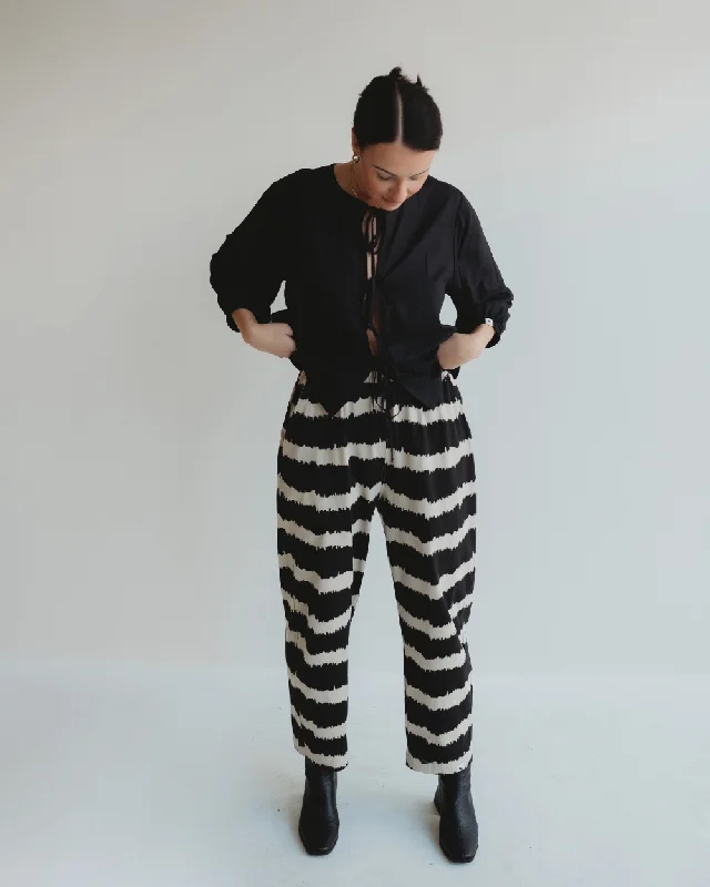 Kate Drift Print Trousers Trousers versatile all-occasion