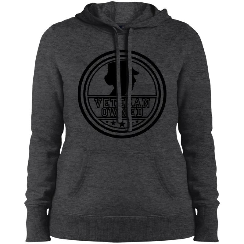 Veteran Owned Ladies' Pullover Hooded Sweatshirt High Neck Pullover