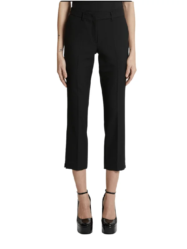 Marella Prua Tailored Black Trousers 2331361636 Col 002 Trousers fashionable trendy