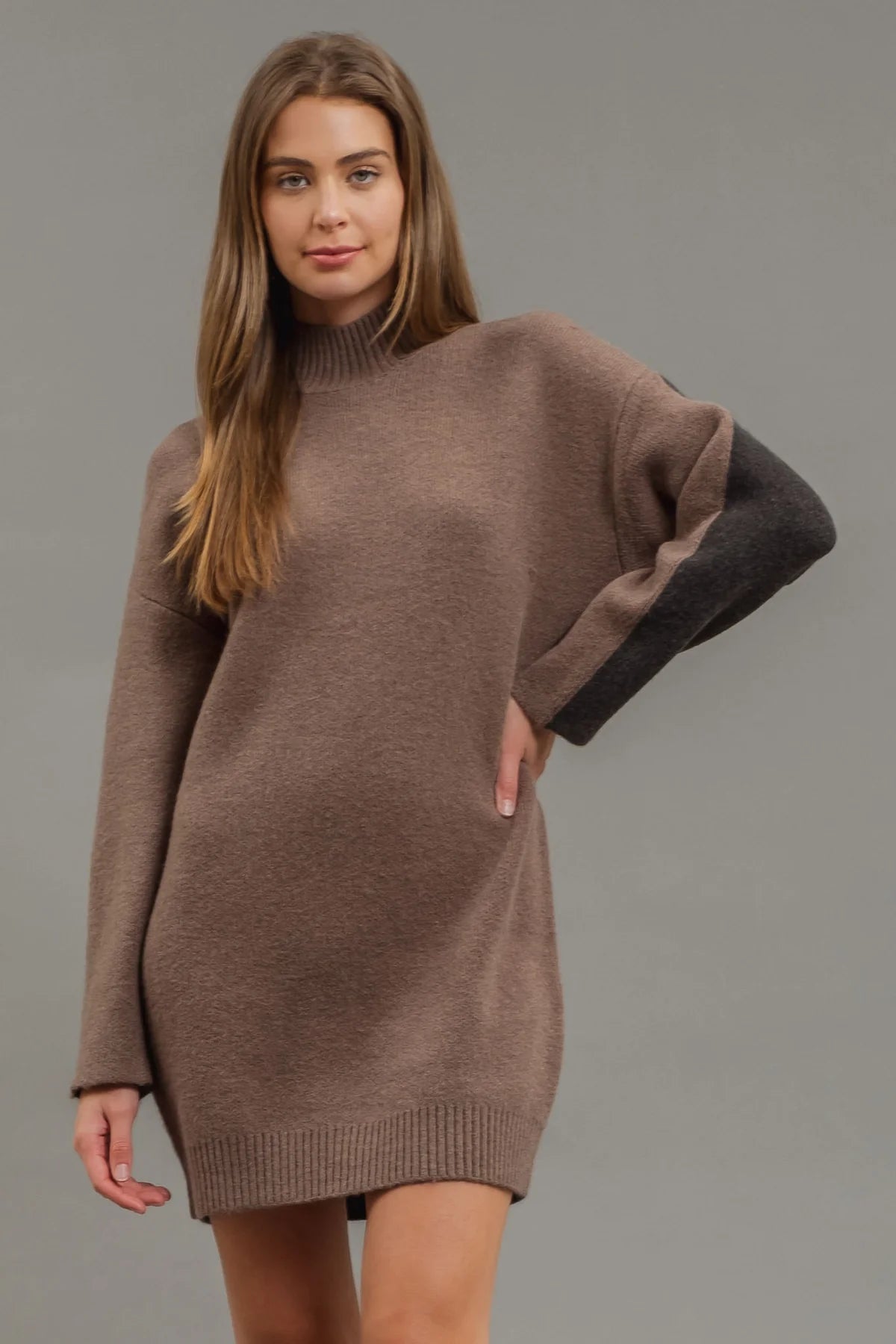 Madelyn Sweater Dress Tailored Straight A-Line