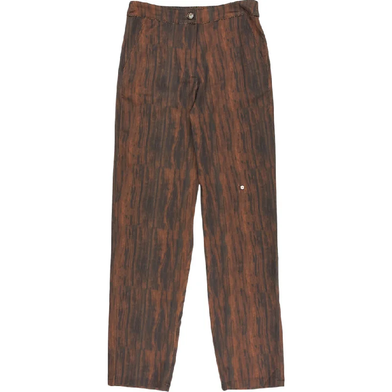 Motel Cocoa Satin Marble Arsala Trousers Trousers Fall Fleece