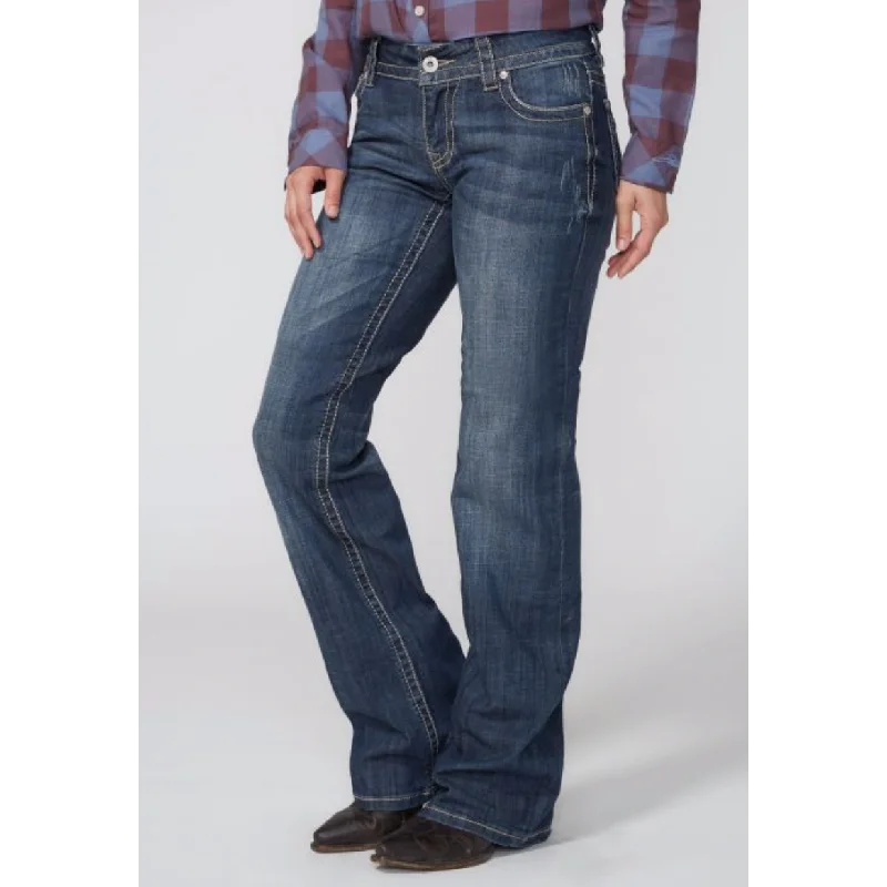 Stetson 214 Trouser Fit Jean with Deco Back Pocket Trousers Gym Athletic